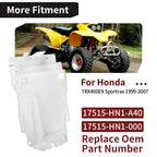 Heat Shield Gas Tank Guard for Honda 400EX (1999–2007) 17515-HN1-A40 17515-HN1-000