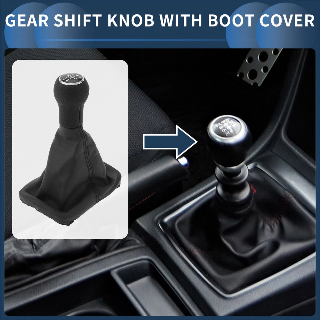 5 Speed Gear Shifter Knob with Cover for Volkswagen Beetle (1998–2010)