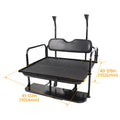 Flip Rear Seat Kit with Roof Support for Club Car Precedent Tempo (2004–Present)