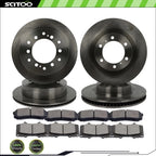 Set of 4 Brake Rotors & Pads for Lexus GX460 (2010–2021)
