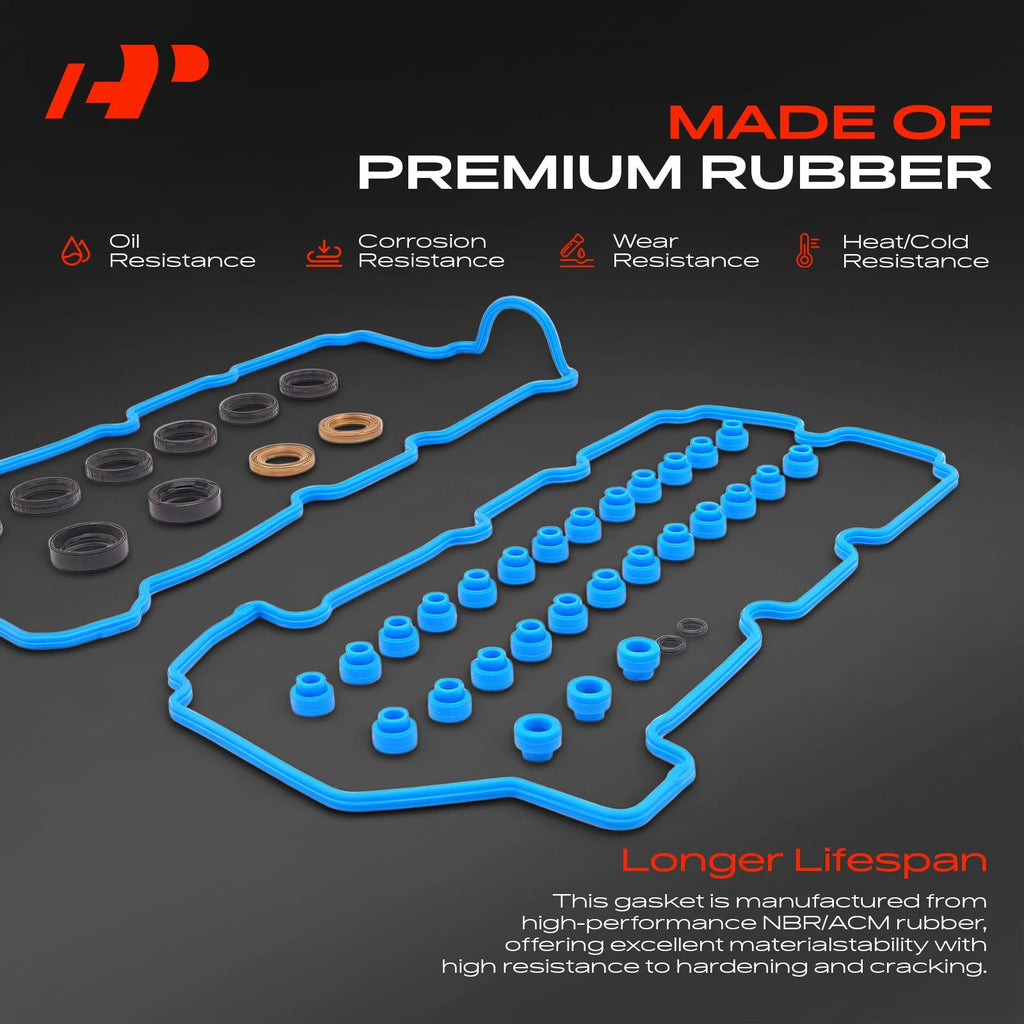 Engine Valve Cover Gasket Set for Ford Fusion Mercury Milan (2006–2012)