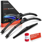 Set of 3 Windshield Wiper Blades for Mitsubishi Outlander