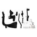 Black Mid Controls Brake Side for Harley Sport Glide FLSB Fat Bob FXFB (2018–2025)