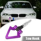 Screw On Tow Hook Triangle Ring for BMW 3 Series Z3 Z4 5 Series Purple