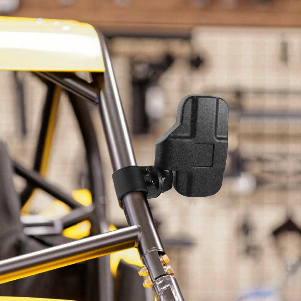 UTV Rear View Side Mirror Set for Polaris RZR (1.75" - 2" Clamp)