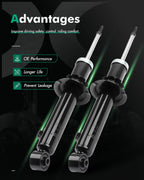 Front Shocks Struts for Mazda Miata (1990–1997)