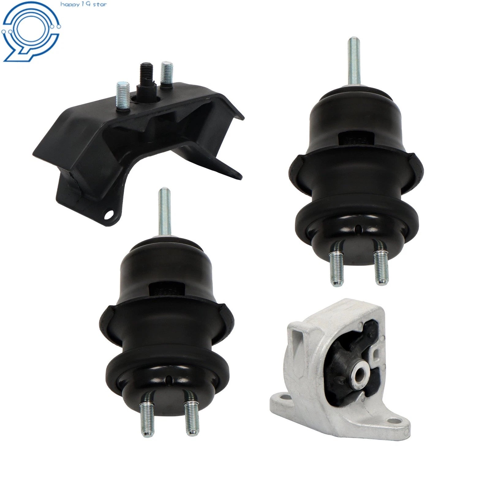 Set of 4 Engine and Transmission Mounts for Subaru Legacy Outback (2010–2012)