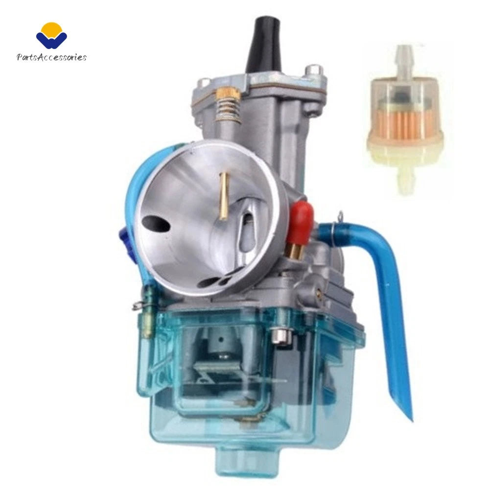 Racing Flat Side Carburetor & Air Filter for Yamaha DT100 DT125 YZ80 YZ85 YZ100 (1974–2004)