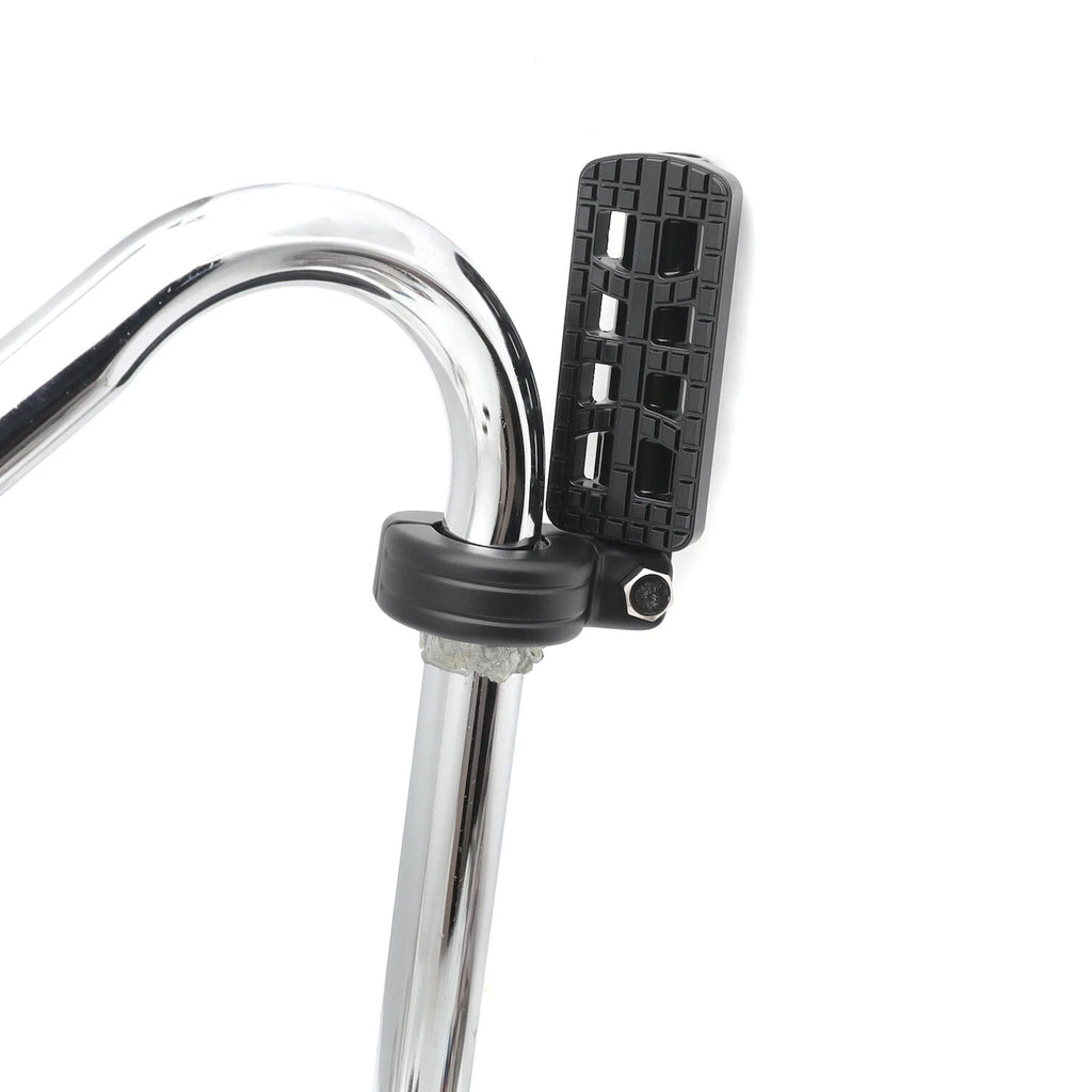 Black CNC Dominator Highway Foot Peg w/ 32mm P-Clamp for Harley Road Glide (2015–2023)