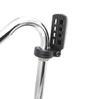 Black CNC Dominator Highway Foot Peg w/ 32mm P-Clamp for Harley Road Glide (2015–2023)