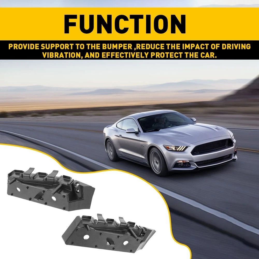Bumper Bracket Set for Ford Mustang (2015–2017) Steel Side Support