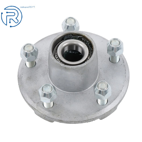 1 Pack Galvanized Trailer Hub 5 Lug 1-1/16" Spindle for Trailer