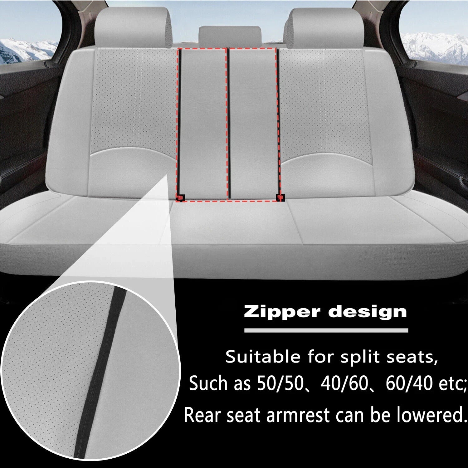 Full Set Leather Car Seat Covers for Toyota (5-Seats)