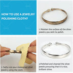 250PCS Jewelry Cleaning Cloth for Silver Gold Brass Coin Ring