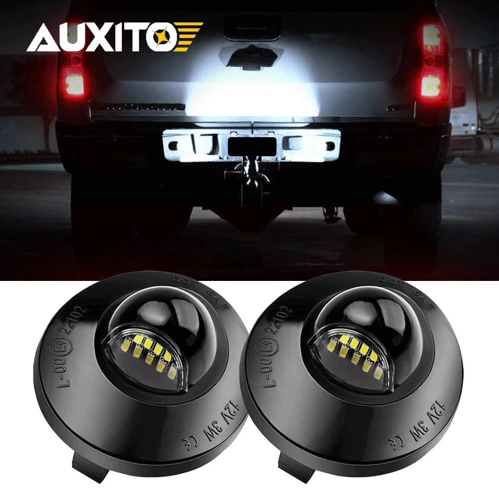 Set of 2 LED License Plate Lights for Ford F-150 Ranger Raptor Explorer