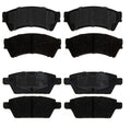 Set of 4 Ceramic Brake Pads for Ford Fusion Lincoln MKZ Mercury (2013–2020)