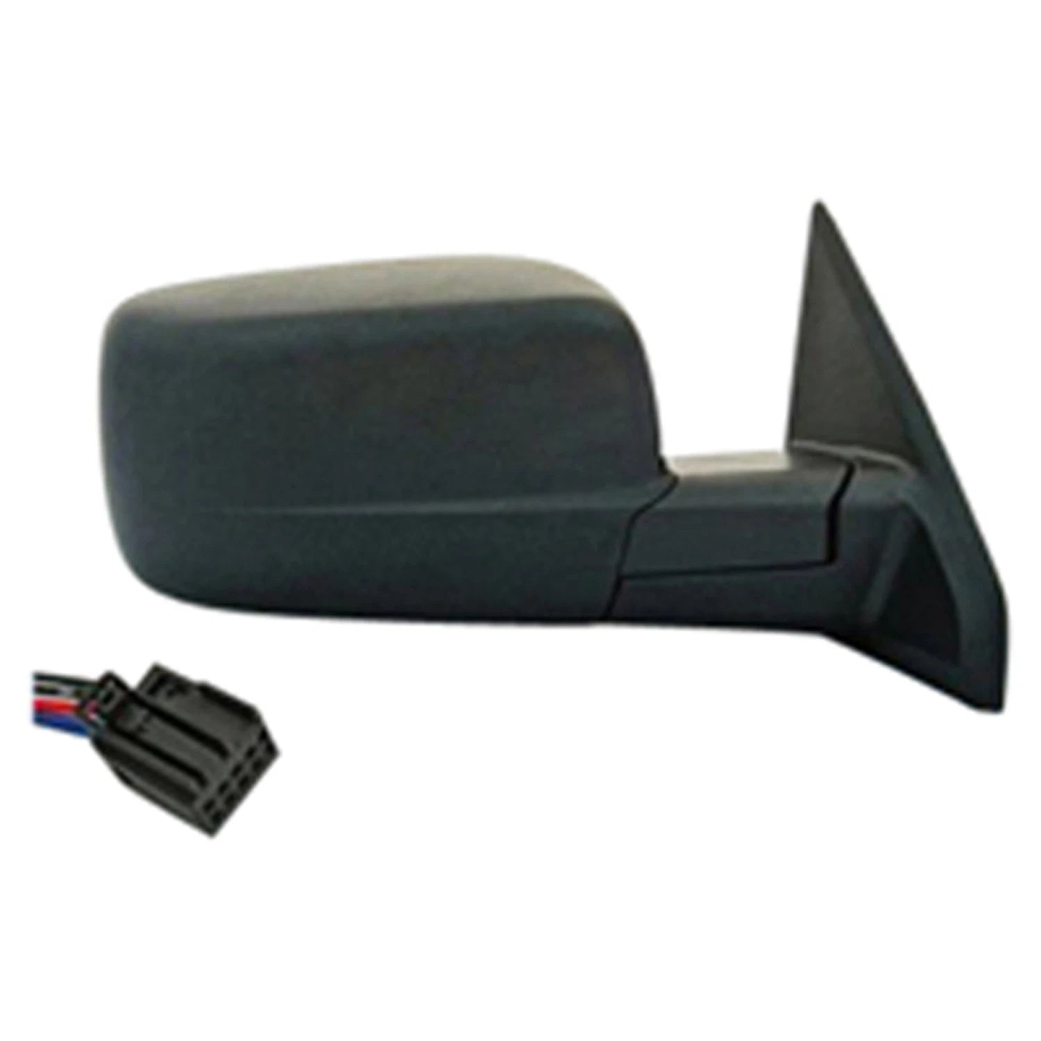 Textured Passenger Power Door Mirror w/Heated Glass w/o Turn Signal w/o Memory