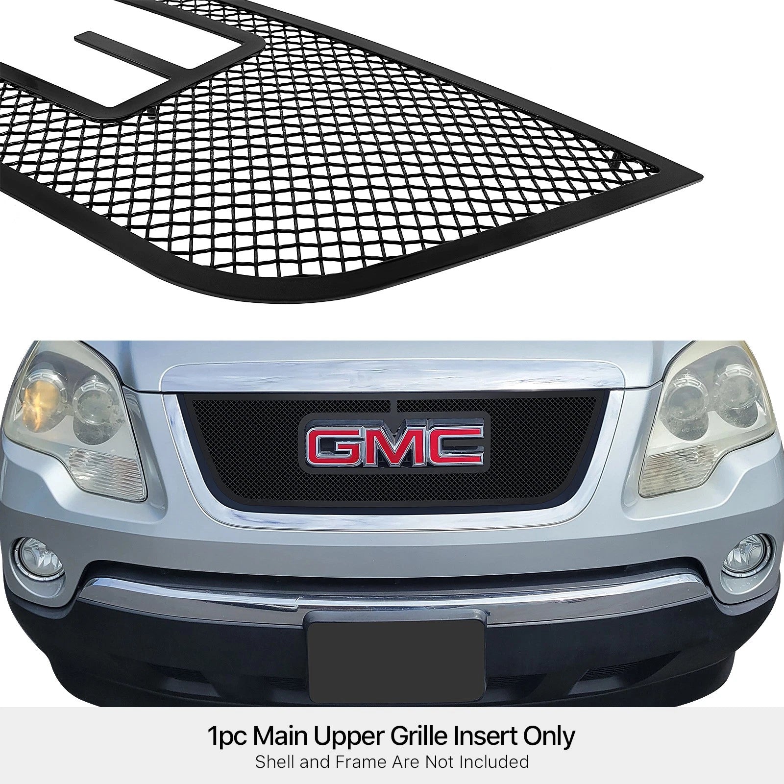 Stainless Steel Black Mesh Grille Insert for GMC Acadia (2007-2012)