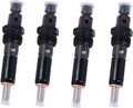 4X Fuel Injector LJC6760525 for Cummins 5.9L, Case 3.9L, Ford 850L