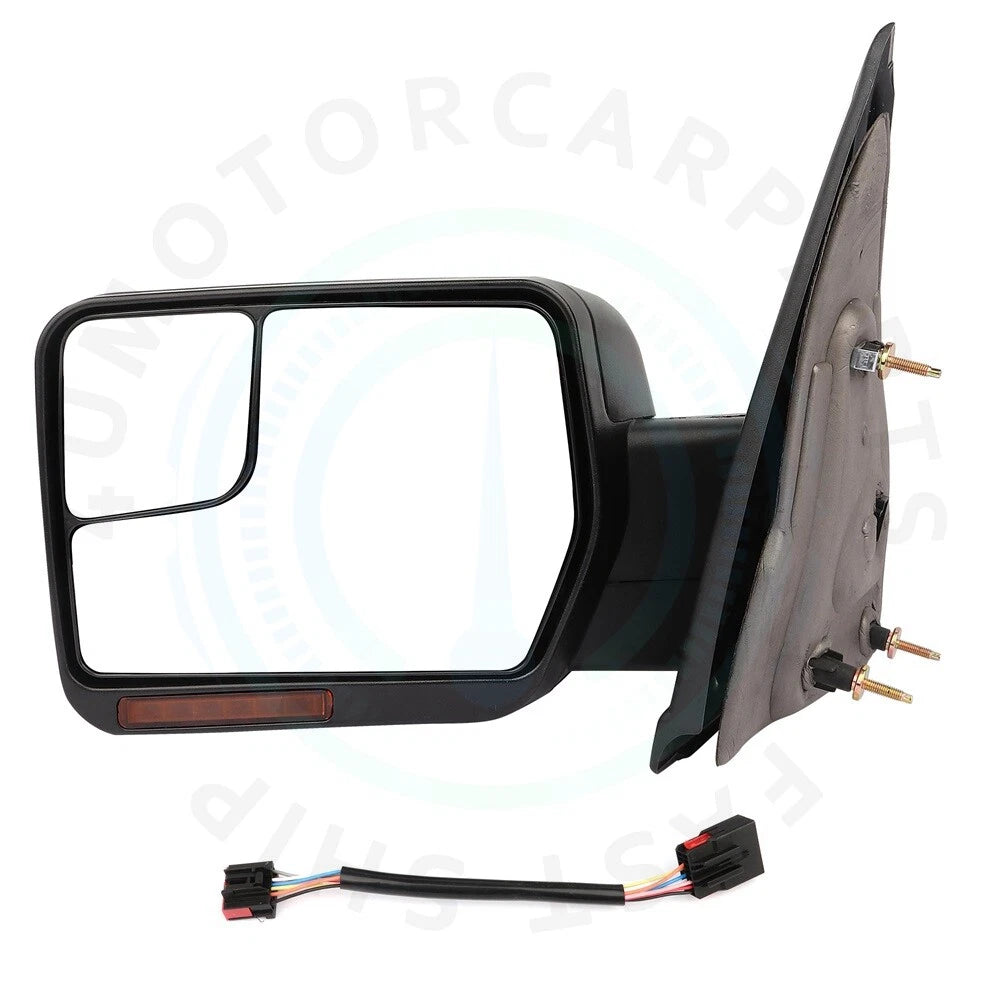 Driver Side Heated Signal Puddle Light Mirror for Ford F150 (2004–2014)