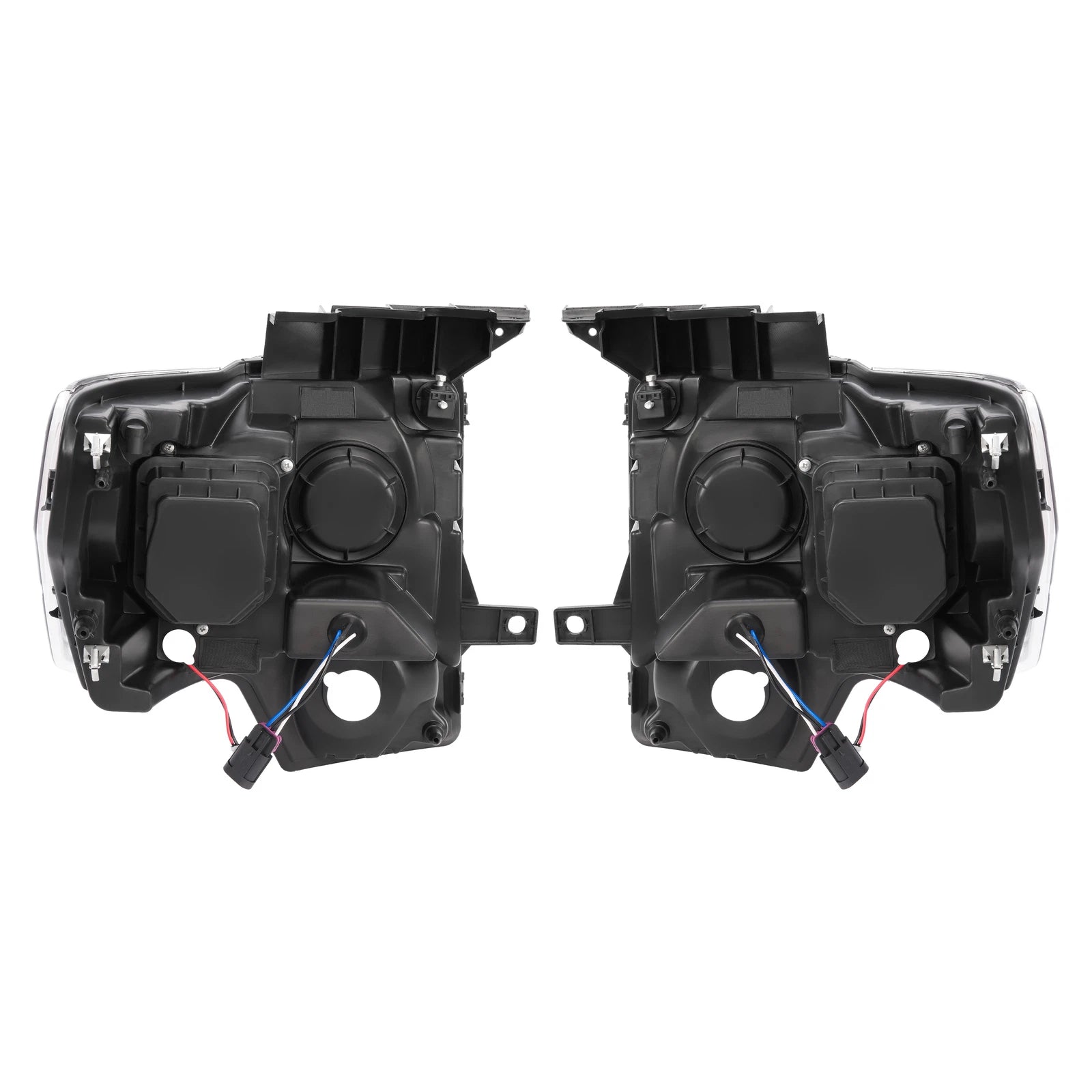 2X LED Tube DRL Projector Headlights for Ford F150 (2009-2014)