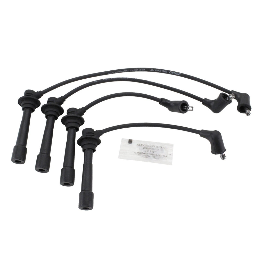 Set of 4 Ignition Spark Plug Wires for Mazda Miata L4 (1990–2000) Denso 671-4220