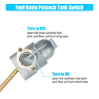 Fuel Valve Petcock for Honda CB500 CB500K CB750K (1965–1976)
