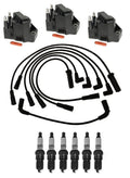 Set of 3 Ignition Coils & 6 Spark Plugs for Chevy Buick Oldsmobile (3.1L)