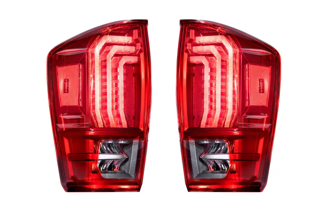 Morimoto XB LED Red Tail Lights for Toyota Tacoma (2016–2023)