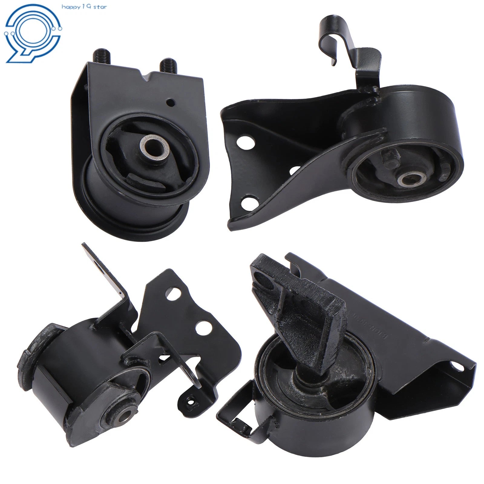 Set of 4 Engine Motor Mounts for Mazda Protege (1999-2000)