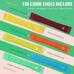 Set of 6 AC Radiator Fin Comb Cleaning Brushes for Condenser Coil Repair