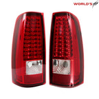 LED Tail Lights for Chevy Silverado 1500 2500 (2003–2006) Red Left+Right