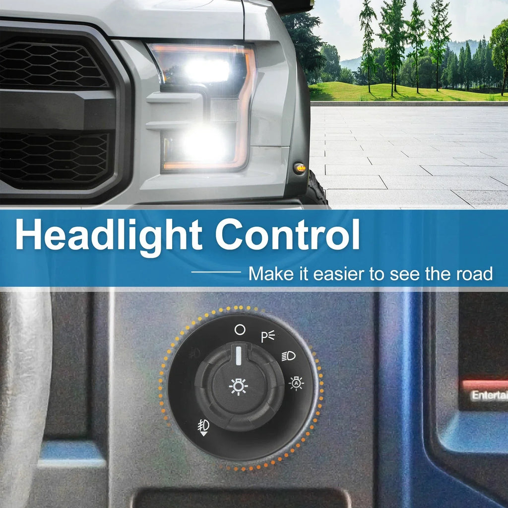 Headlight Lamp Fog Light Control Switch for Porsche 718 (2017-2023)