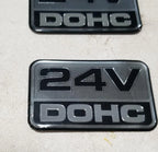 Set of 2 Fender Badge Stickers for Ford Taurus Mercury Sable (1998) 24V DOHC