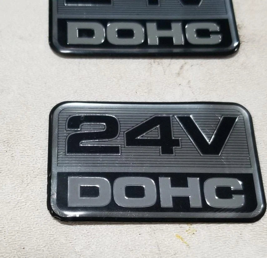 Set of 2 Fender Badge Stickers for Ford Taurus Mercury Sable (1998) 24V DOHC