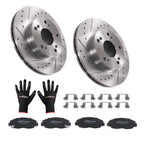 Front Brake Rotors and Pads Set for Honda Civic DX EX LX (2006–2011) 31311 D465A