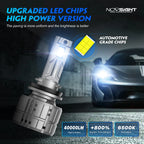 H11 LED Headlight Kit for NOVSIGHT (6500K, 40000LM)