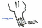 Dual Exhaust Kit for Dodge Ram 1500 (1994–2003) Stainless Rolled Tip