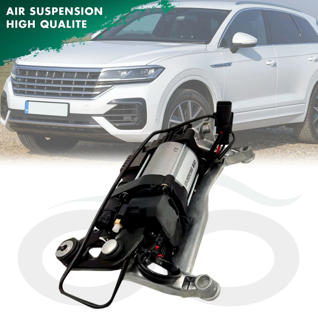 Air Suspension Compressor Pump w/ Bracket for Porsche Cayenne VW Touareg (2011–2018)