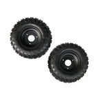 Set of 2 6" Wheel Tire Rim Assembly for Go Kart Drift Trike ATV