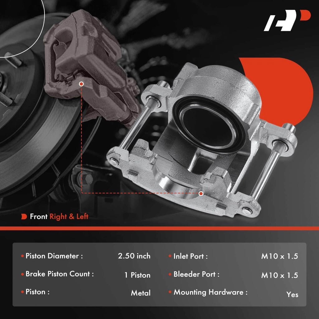 Pair Front Brake Calipers for Chevy Blazer (1995-1997)