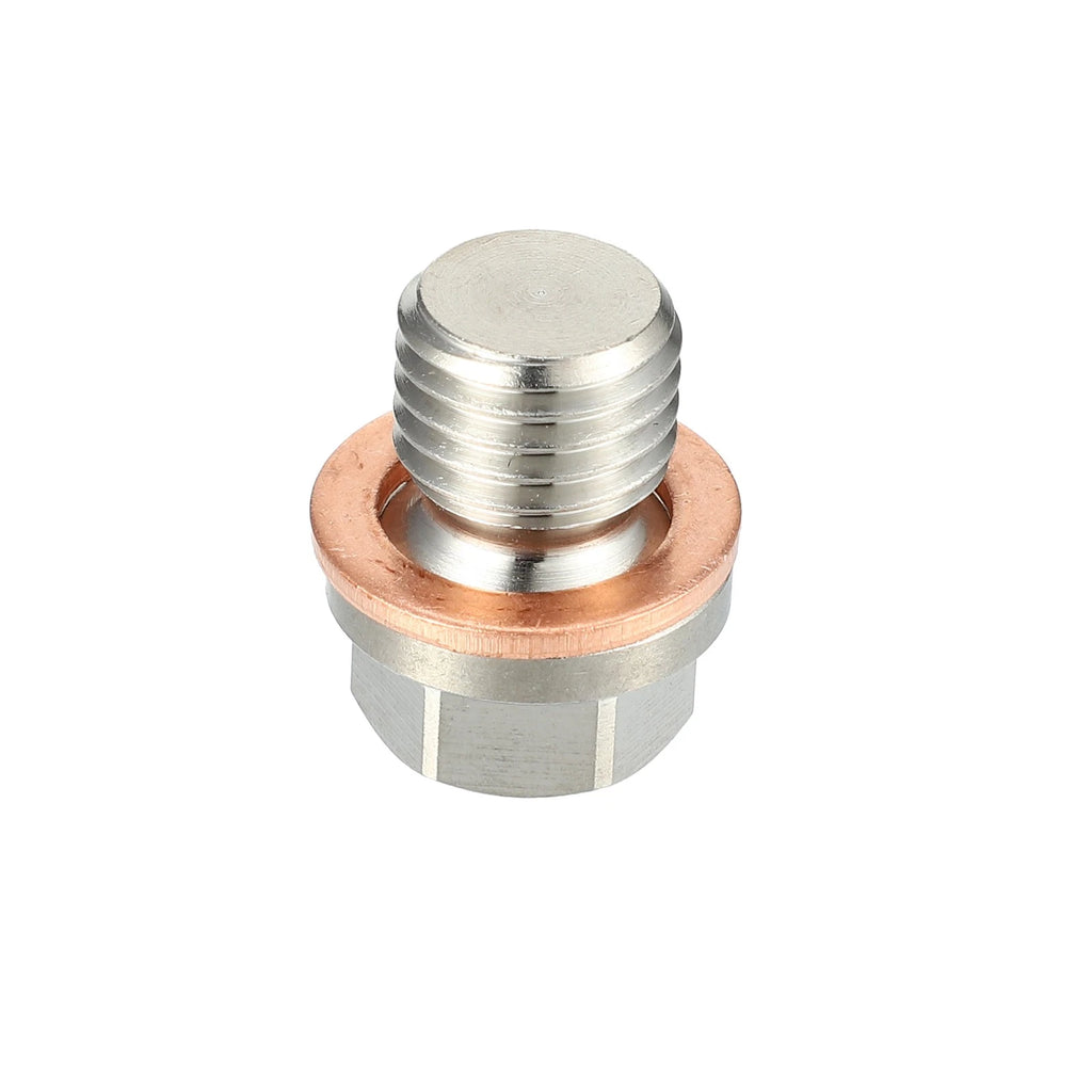 Set of 2 M12x1.5 Engine Oil Drain Plug with Washer 1239970430 for Mercedes-Benz