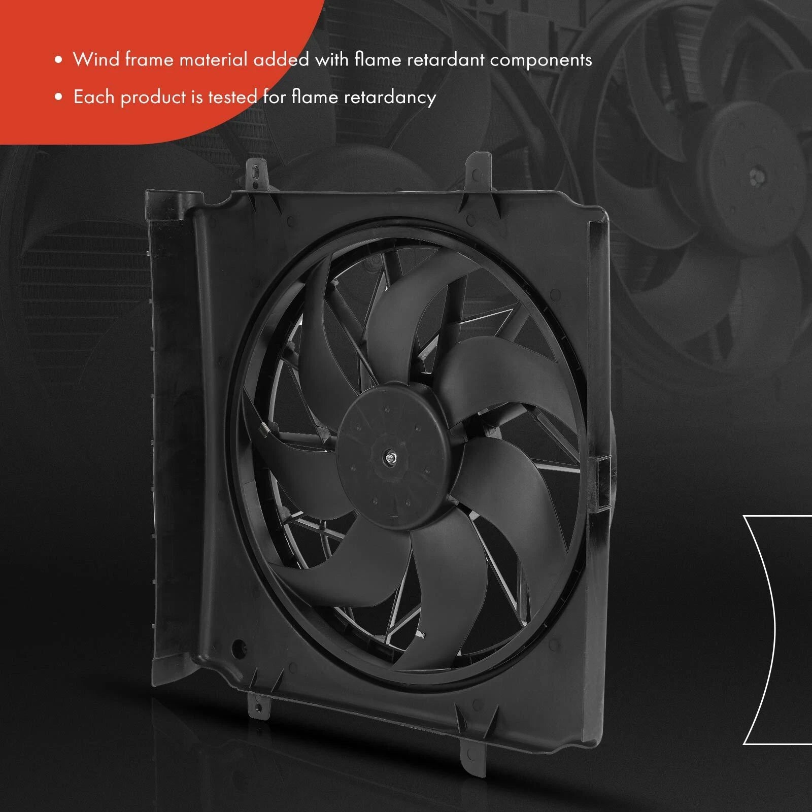 Cooling Fan Assembly with Shroud for Jeep Liberty (2002-2004)