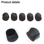 5 Pack Chair Wheels for Office Chairs Dining Chairs Floor Protection Black