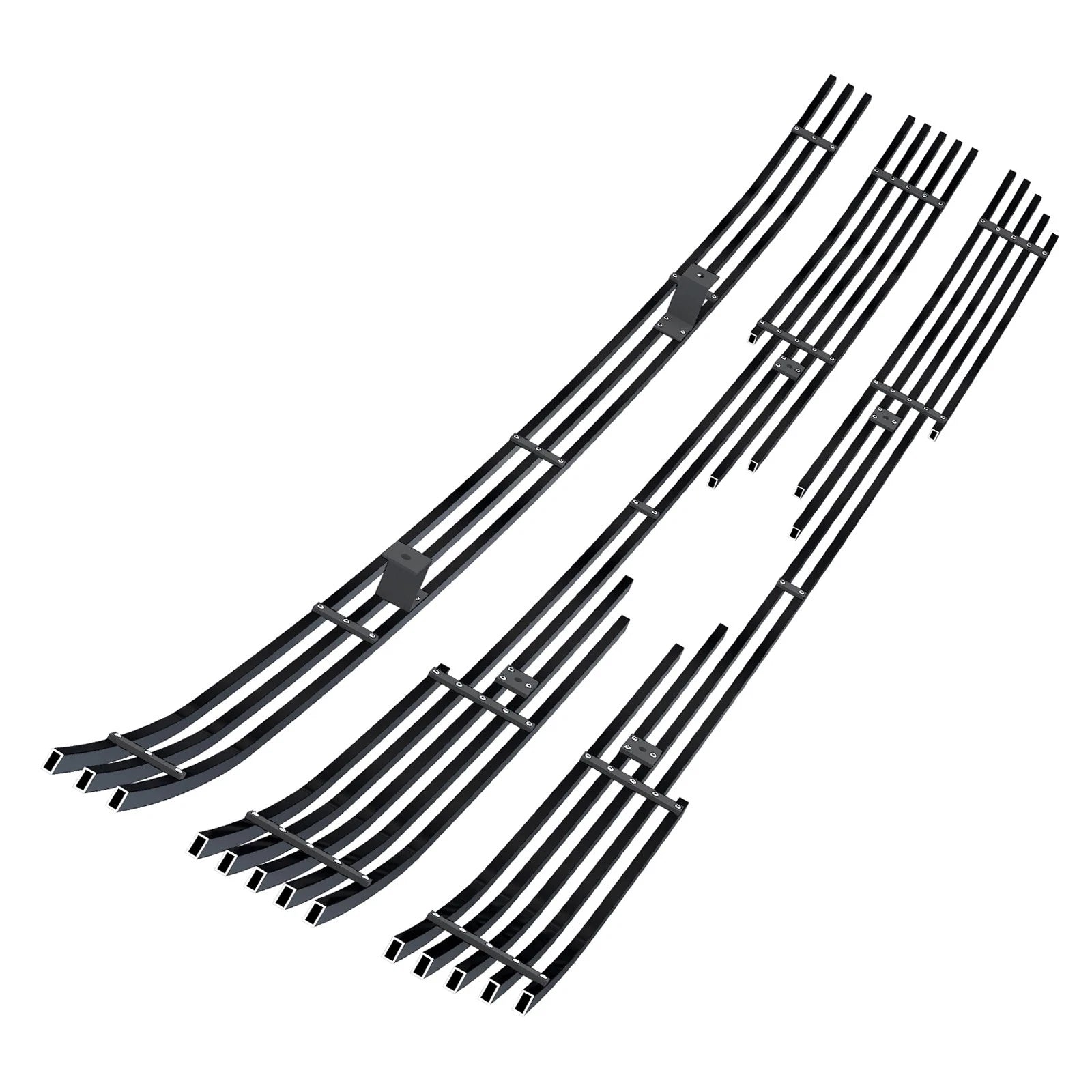 Upper Stainless Black Billet Grille for Ford F-150 King Ranch (2015-2017)
