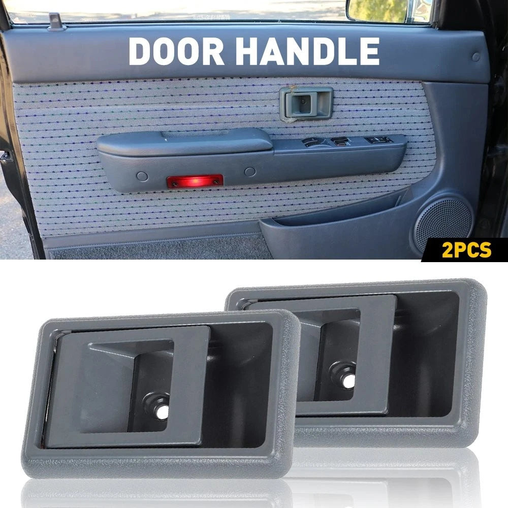Pair Inside Door Handles for Toyota Tacoma (1995–2000) Grey V