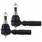 Set of 2 Front Outer Tie Rod Ends for Dodge Ram 1500 2500 3500 (2002–2010)