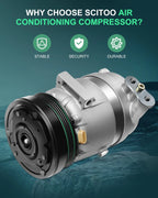 A/C Compressor for Chevrolet Aveo5 Pontiac G3 2009–2011 (Part Numbers: 15-20036)
