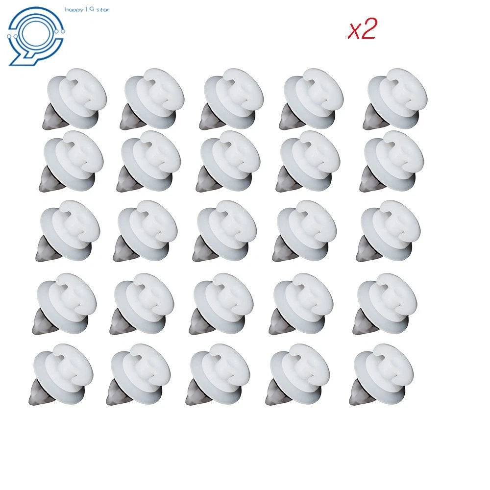 50pcs Door Trim Panel Clips for BMW E21 E30 E90 E91 E92 E93 E12 E28 E60 E61 E23