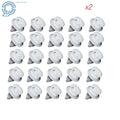 50pcs Door Trim Panel Clips for BMW E21 E30 E90 E91 E92 E93 E12 E28 E60 E61 E23